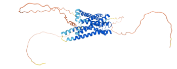 Estructura proteica de la melanopsina.