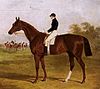 Mundig, winner of 1835 Epsom Derby. Painting by John Frederick Herring Sr