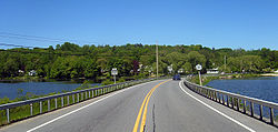 NY Route 311 crossing Lake Carmel