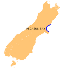 Location of Pegasus Bay