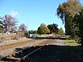 Opawa railway station site, looking north towards Linwood.