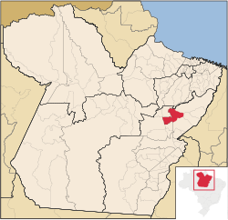 Location in Pará state