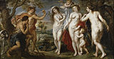 Peter Paul Rubens, The Judgement of Paris, 1638–39