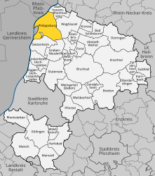 Philippsburg – Mappa