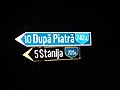 Road sign near Stănija and Dupăpiatră