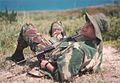 Royal Bermuda Regiment soldier with a Ruger Mini-14 at Ferry Reach in 1994