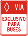 R-9-9 Lane, for buses only