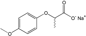 Image illustrative de l’article 2-(4-Méthoxyphénoxy)propanoate de sodium