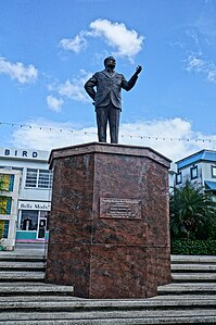 Statue of Errol Barrow at Independence Square, Bridgetown, Barbados