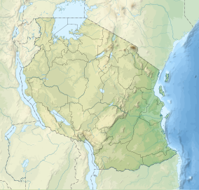 Map showing the location of Kitulo National Park