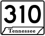 State Route 310 marker