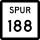 State Highway Spur 188 marker