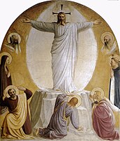 لوحة تجلّي المسيح للفنان فرا أنجيليكو (1440–1442).