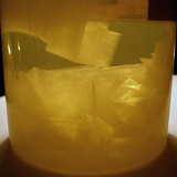 Mixed sample of liquid and crystalline triethanolamine