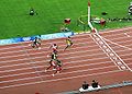 Image 23The 100 m final at the 2008 Summer Olympics (from Track and field)