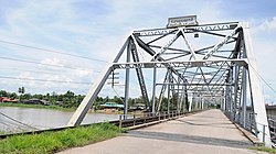 Chulachomklao Bridge, a historic railway bridge over Tapi River near Surat Thani railway station