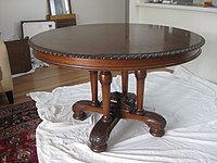 Dining table made by de Groot for Dame Eadith Walker of Yaralla