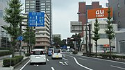 国道50号との分岐 群馬県前橋市