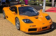 1995 McLaren F1 LM in orange paint scheme