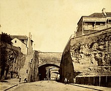 Argyle Cut, pictured in the 1870s