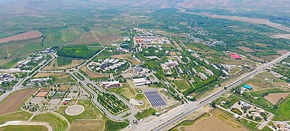 Bird's eye view of the Nazlu campus