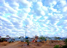 sky above informal settlement
