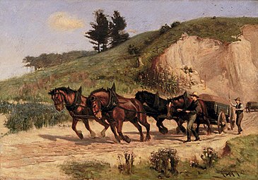 Sand Wagon, huile sur toile, 91,6 X 132,4 cm, National Gallery, Canada