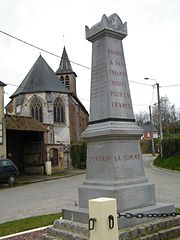 Monument aux morts pour la patrie.