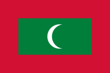 drapeau des Maldives