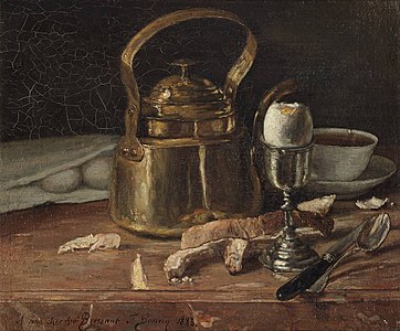 Natura morta con bollitore (1883), Museo Boijmans Van Beuningen, Rotterdam.