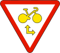 Yield to cyclists