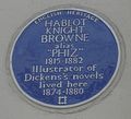 Blue plaque, Ladbroke Grove, London