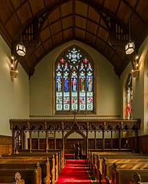 The interior of Harris Manchester College Chapel