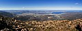 Image 7 Hobart Photo credit: Noodle snacks A view of the greater Hobart area, as seen from Mount Wellington. The state capital and most populous city of the Australian island state of Tasmania, Hobart is located in the state's south-east, on the estuary of the River Derwent. More selected pictures