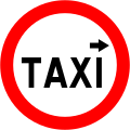 Taxi stand (right)