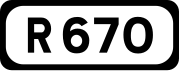 R670 road shield}}