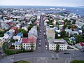 Central Reykjavík seen from Hallgrímskirkja