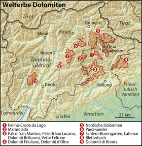 Image illustrative de l’article Les Dolomites (patrimoine mondial)