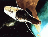 Illustration of a Gemini B spacecraft