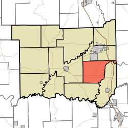 Location in Jackson County