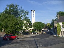 St. Peter's Church, usually known locally as 'the Chapel', the local Catholic place of worship.