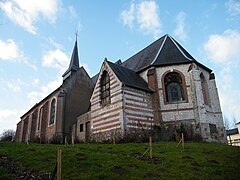 L'église, en hauteur.