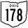 State Route 178 marker