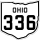 State Route 336 marker