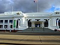 Central façade and steps to front entrance