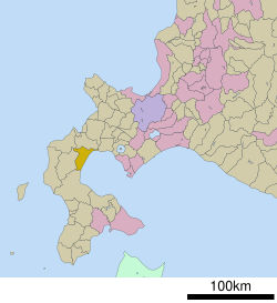 Location of Oshamambe in Hokkaido (Oshima Subprefecture)