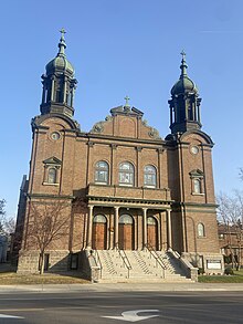 a brick church