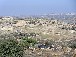 מבט לעבר חורבת פצה מדרום