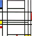 Image 49Piet Mondrian, "Composition No. 10" 1939–1942, De Stijl (from History of painting)