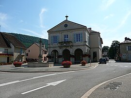 The town hall in Beaufort